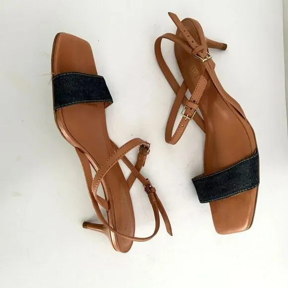 Cinq à Sept, Sophie Ankle Strap Sandal, Indigo 8.5 - Picture 5 of 7